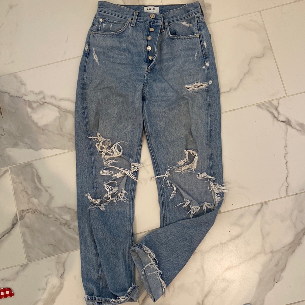 Agolde 90s ripped jeans size 25